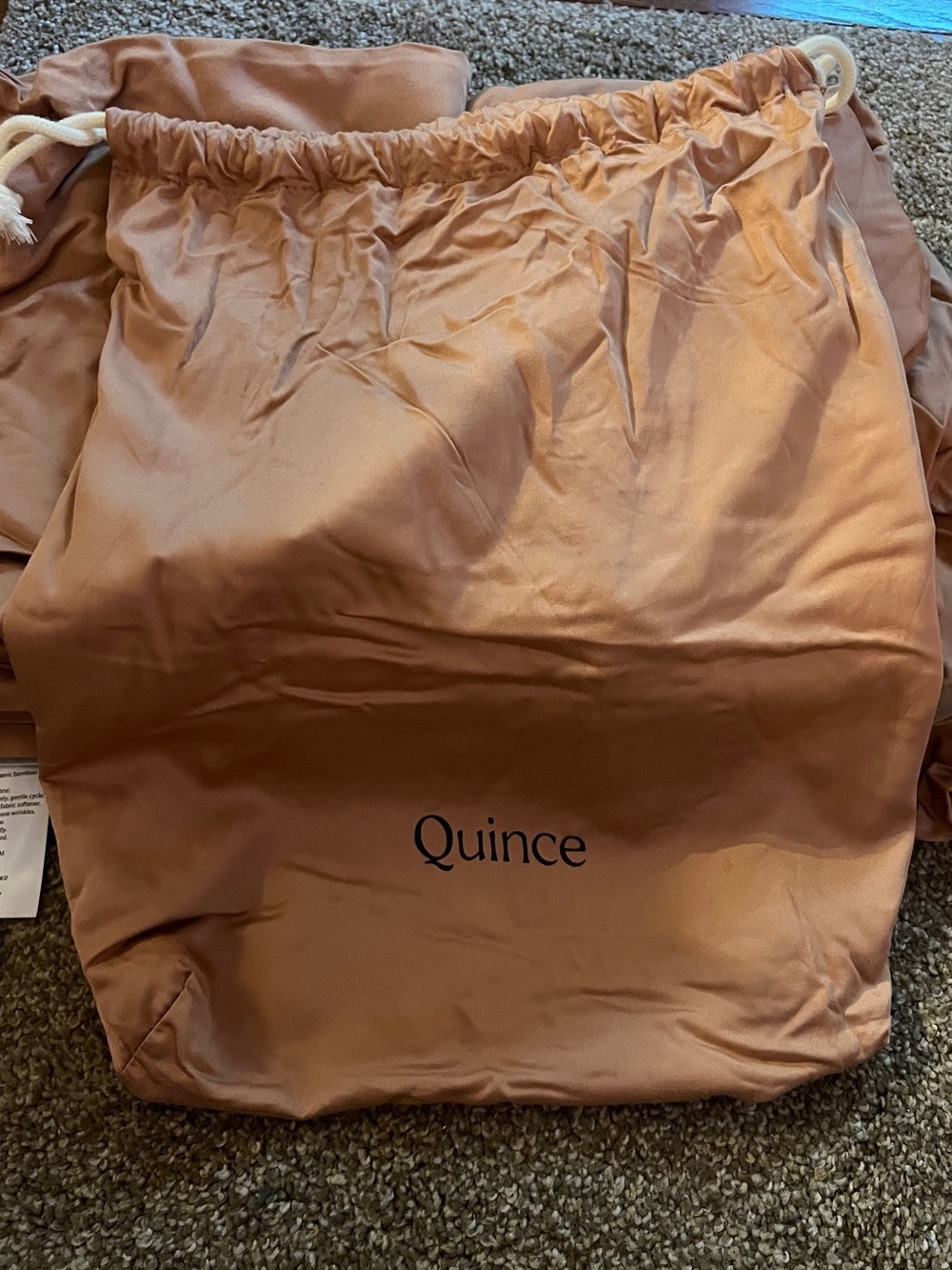 Quince Bamboo Sheet Set Full in Clay - Picture 2 of 3
